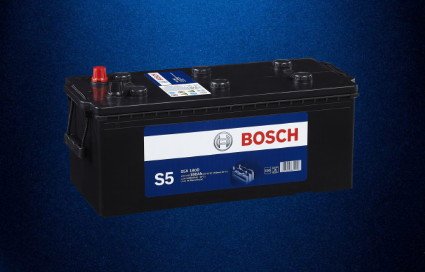 Bateria Bosch 180Ah Polo Direito Meteor